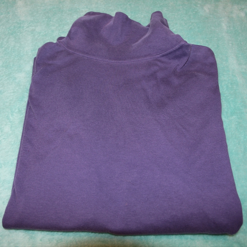L.L. Bean Purple Turtleneck